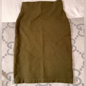 Seven Sisters Olive Green Women's Skirt